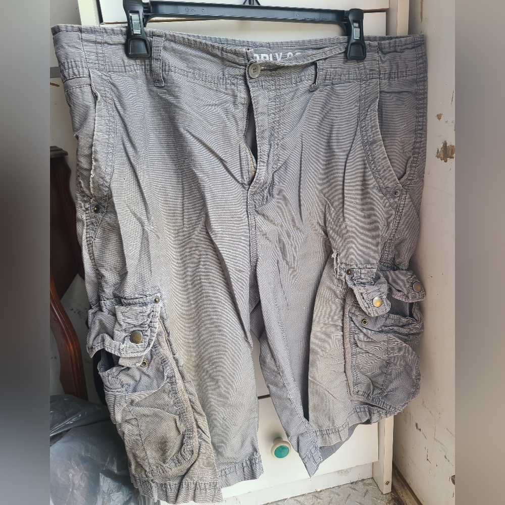 Mossimo Supply Co. Gray Casual Shorts